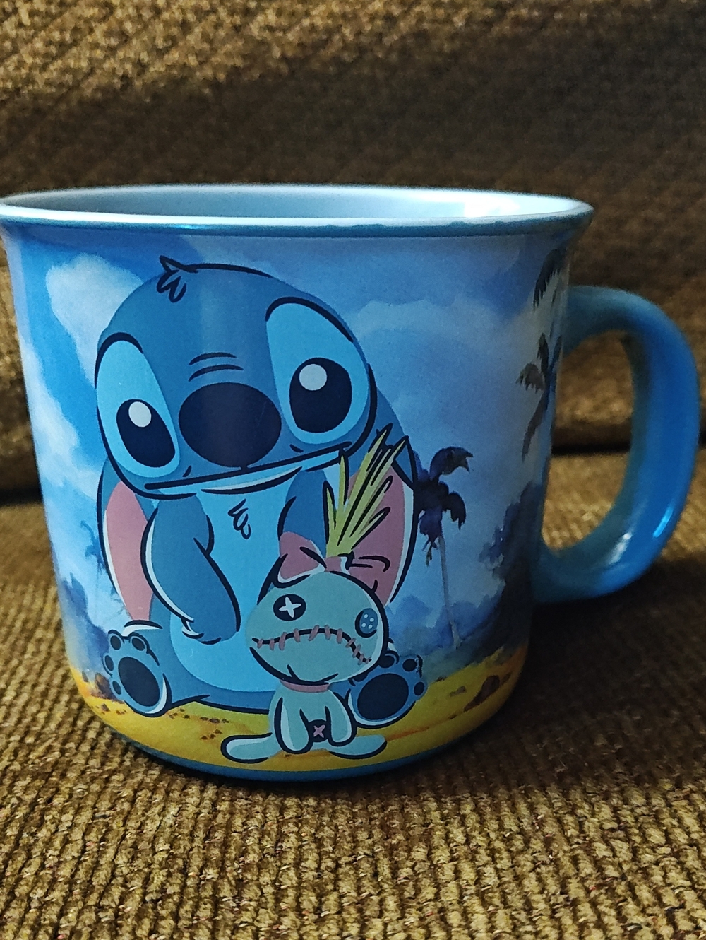 Disney Stitch Blue Character Large Mug